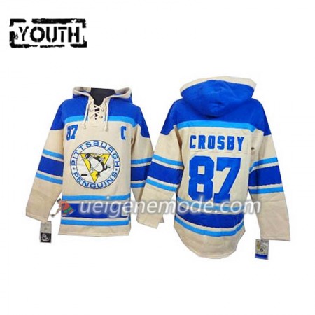 Kinder Eishockey Pittsburgh Penguins Sidney Crosby 87 Cream Sawyer Hooded Sweatshirt